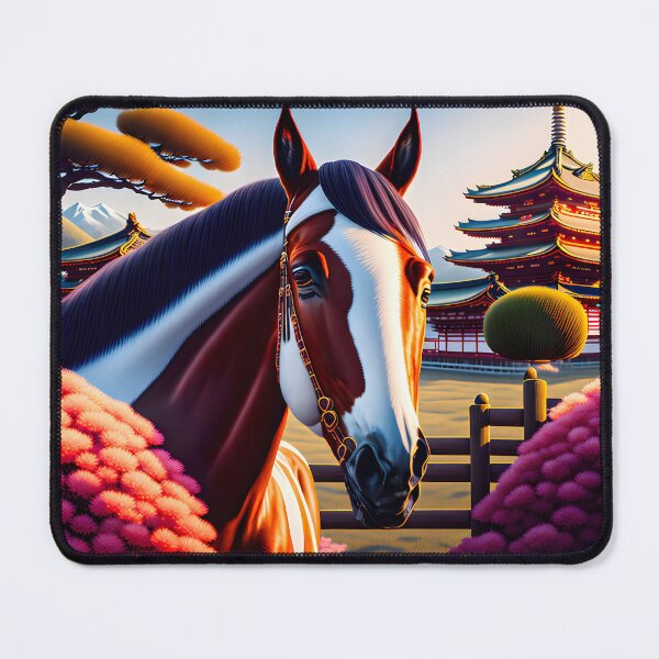 Item preview, Miyako Temple Horse designed and sold by @adorcharm Modern & Classic AI Art.
