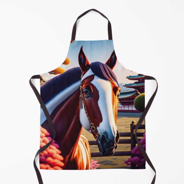 Item preview, Miyako Temple Horse designed and sold by @adorcharm Modern & Classic AI Art.