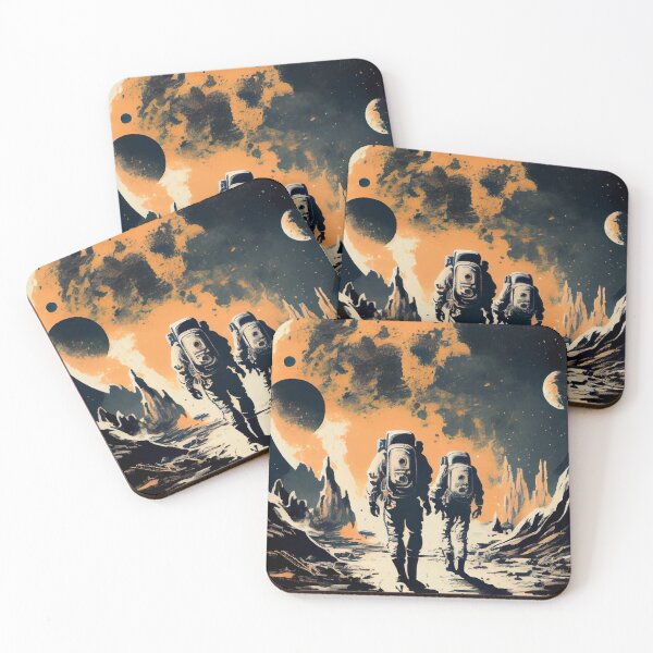 Item preview, Road Trip in Space Series - 1930's-esque poster style designed and sold by shifty303.