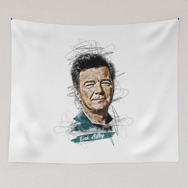 Item preview, Rick Astley Shirt, Rick Astley Abstract Sketch Art designed and sold by graphic-genie.