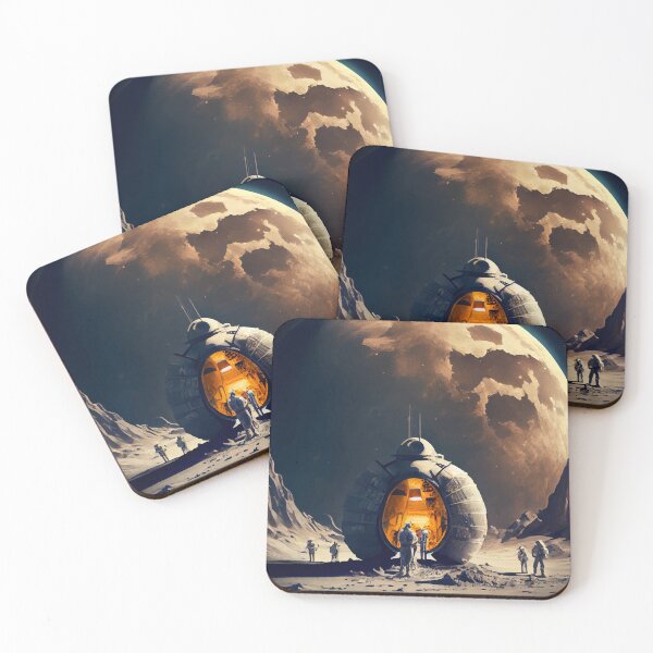 Item preview, Road Trip in Space Series - 1930's-esque poster style designed and sold by shifty303.