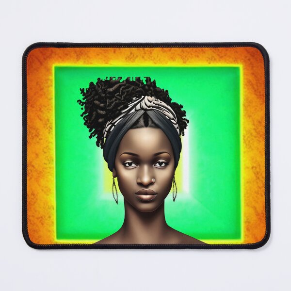 Item preview, Black Woman With Curly Bob designed and sold by Rell1970.
