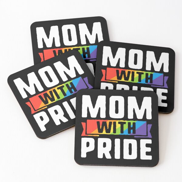 Item preview, Mom With Pride Mother Gay Pride LGBT Rainbow designed and sold by QueenOfPrint.