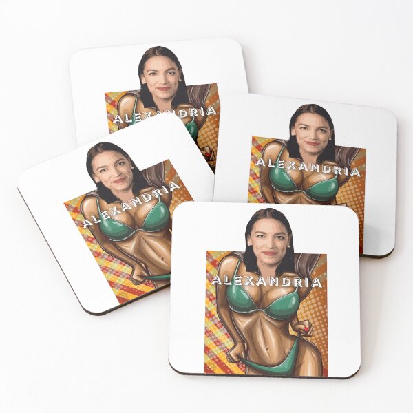Item preview, Alexandria Ocasio Cortez Bikini Babe designed and sold by Flirt-Teez.