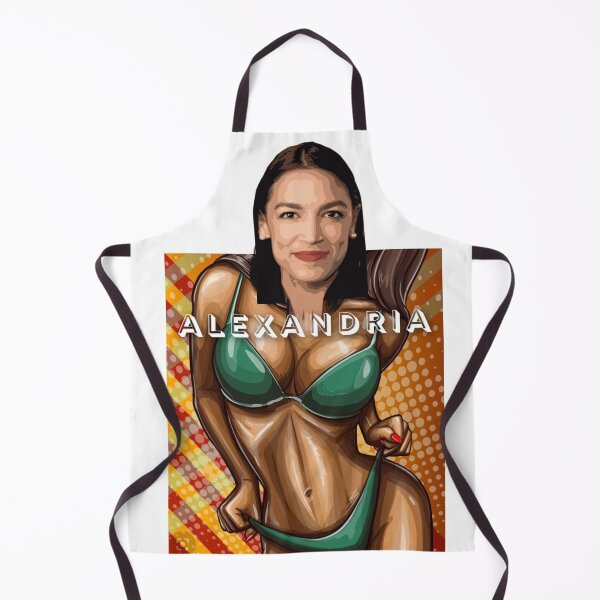 Item preview, Alexandria Ocasio Cortez Bikini Babe designed and sold by Flirt-Teez.