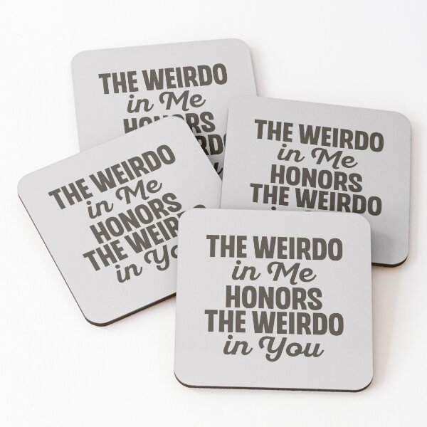 Item preview, the weirdo in me honors the weirdo in you designed and sold by Mindy Bubble.