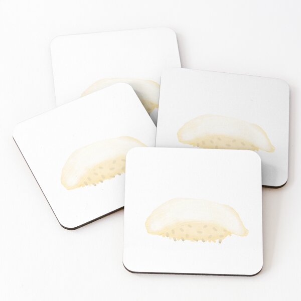 Item preview, Ika Nigiri Sushi in watercolor style designed and sold by pamaripai.