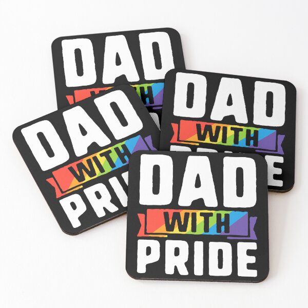 Item preview, Dad With Pride Father Gay Pride LGBT Rainbow designed and sold by QueenOfPrint.