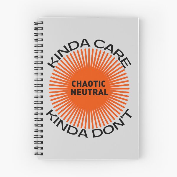 Item preview, Chaotic Neutral Alignment Kinda Care Kinda Dont designed and sold by ZiAttaArt.