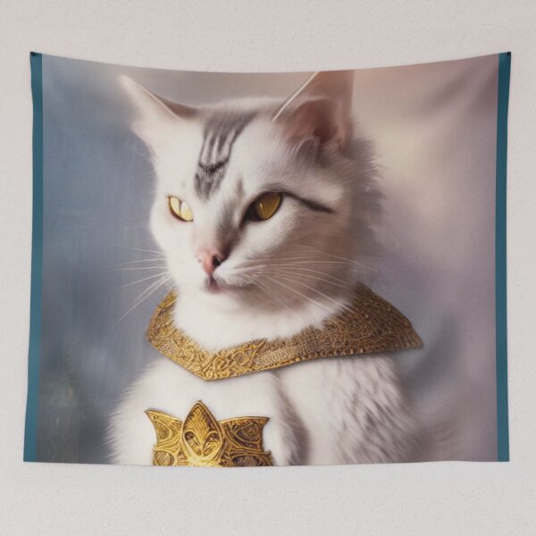 Item preview, Golden armor knight cat: Snow designed and sold by Dendros-Studio.