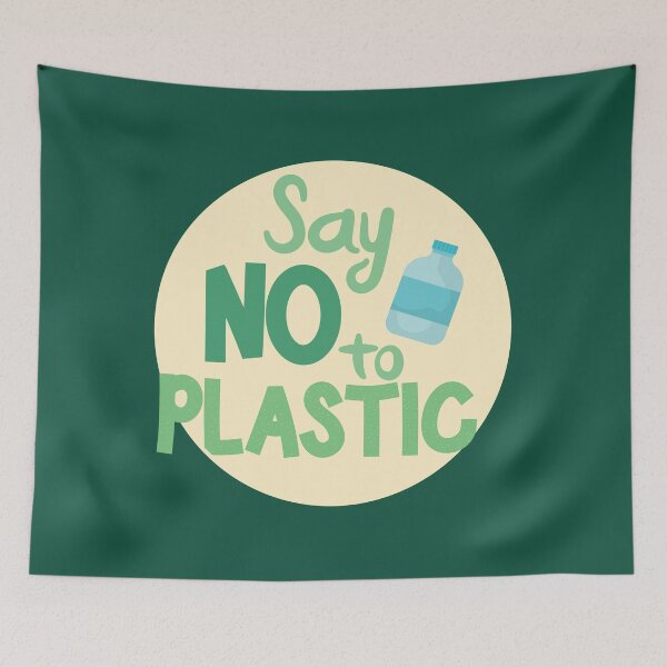 Item preview, Say no to plastic designed and sold by Mindy Bubble.