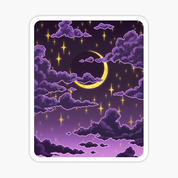 Item preview, Moody Moonrise designed and sold by katymakesthings.
