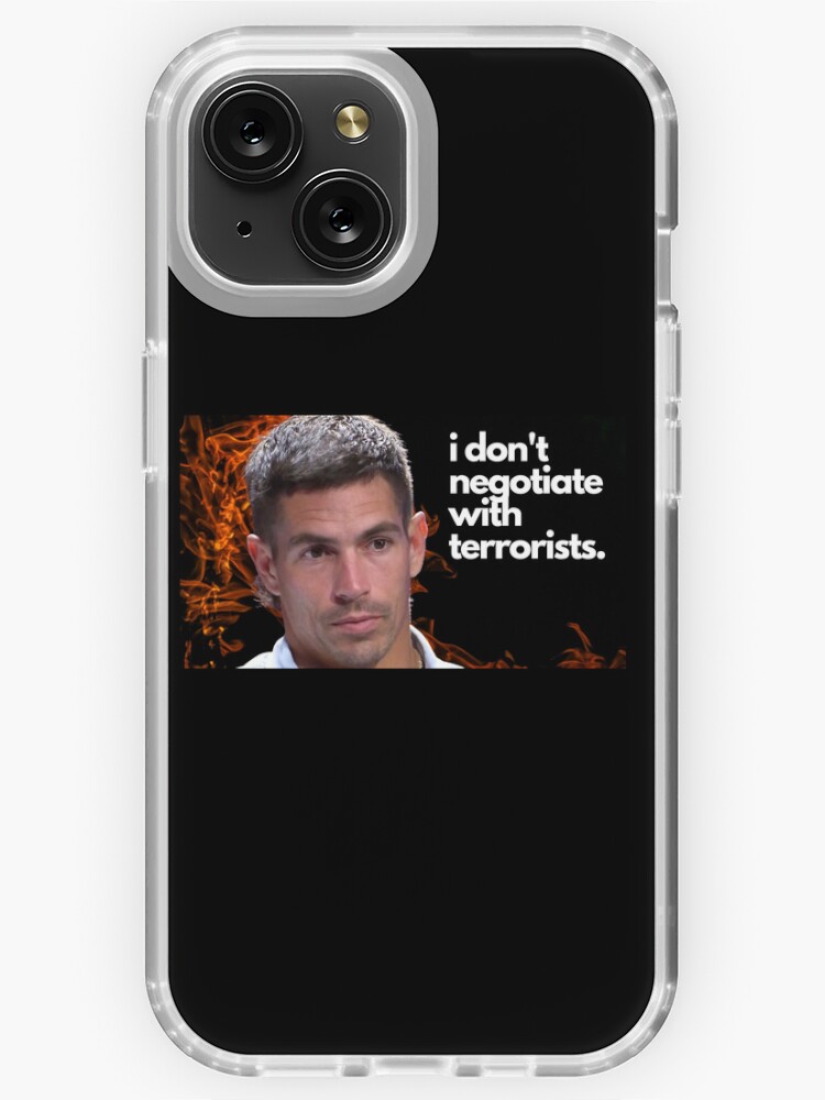 Jordan doesn't negotiate with terrorists MTV The Challenge iPhone Case