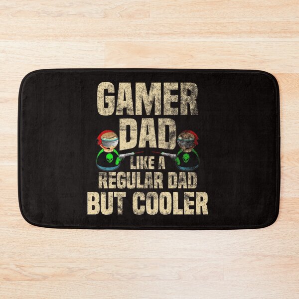 Item preview, Gamer Dad Like A Regular Dad But Cooler - Funny Gamer Icon and Distressed Text designed and sold by leo121687.