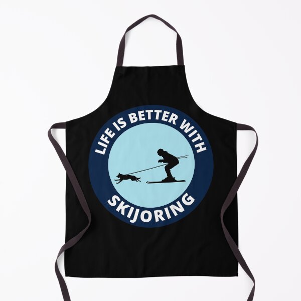 Item preview, Dog Skijoring Extreme Winter Sport Ski Race Racing designed and sold by CuteDesigns1.