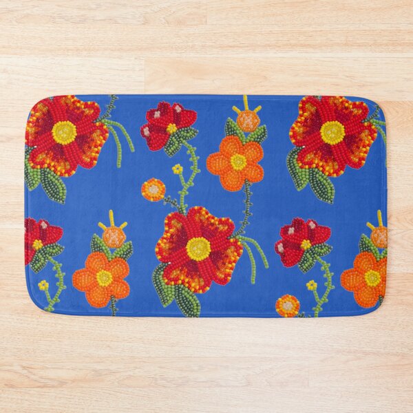 Item preview, Fire Blooming cerulean blue designed and sold by Jenannbrown.