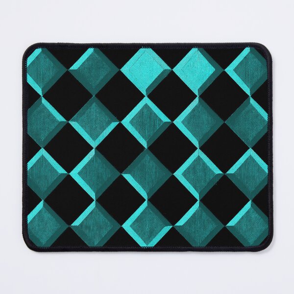Item preview, Teal Diagonal Checkers designed and sold by Patternifico.