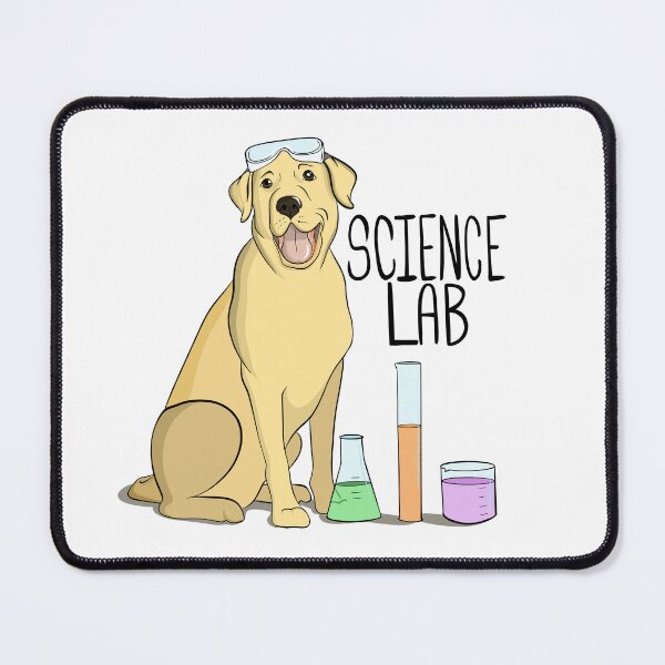 Item preview, Science Lab Yellow Lab Pun designed and sold by Rae Smitty.