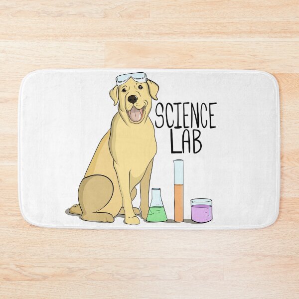Artikelvorschau, Science Lab Yellow Lab Wortspiel entworfen und verkauft von Rae Smitty.