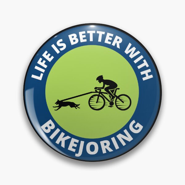Item preview, Bikejoring DogScooting Dog Sport Bike Bicycle Ride designed and sold by CuteDesigns1.