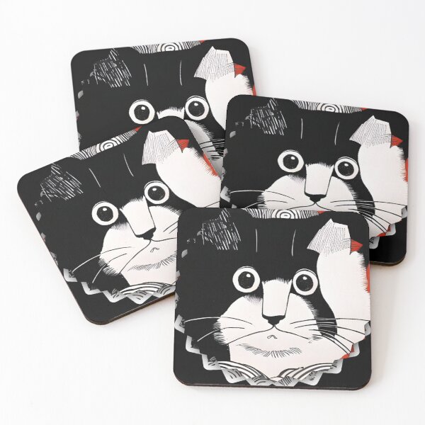 Item preview, Black and white cat  designed and sold by Coexist In Tee's .