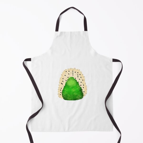 Item preview, Sesame Onigiri with shiso leaf in watercolor style designed and sold by pamaripai.