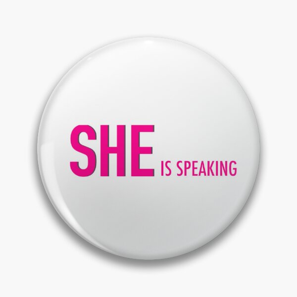 Item preview, She is speaking  designed and sold by Grace Lisle.