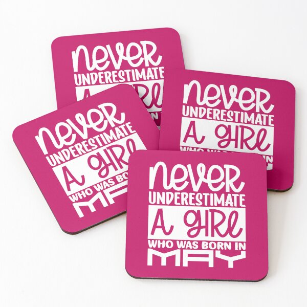 Item preview, Never underestimate a girl who was born in May designed and sold by magicmagnet.