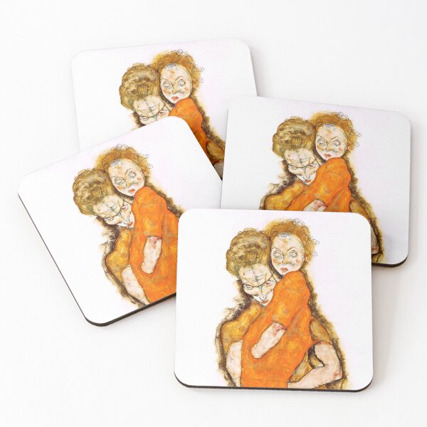 Item preview, Mother and Child - Egon Schiele designed and sold by SimpleJoyStyle.