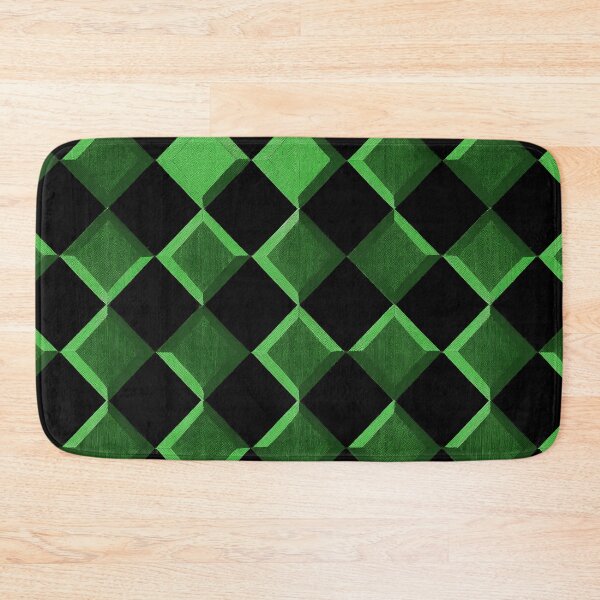 Item preview, Emerald Diagonal Checkers designed and sold by Patternifico.