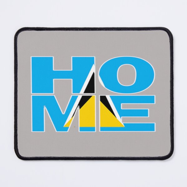 Item preview, St Lucia Flag Collection Spelling HOME - Soca Mode designed and sold by Soca-Mode.