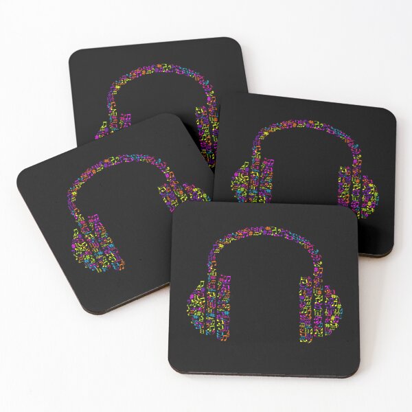 Item preview, Retro Music Headphones Classic simple musician dancer singer designed and sold by moztheatre.