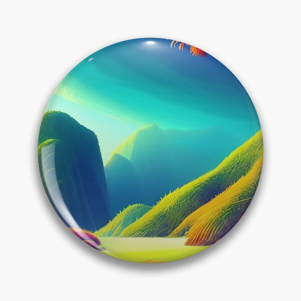 Item preview, Colorful surreal landscapes scenery with vibrant colors 1 designed and sold by vishalraifx.