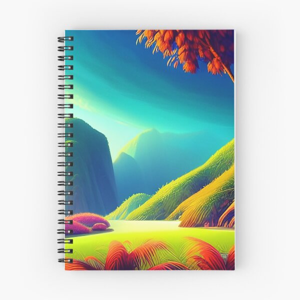 Item preview, Colorful surreal landscapes scenery with vibrant colors 1 designed and sold by vishalraifx.