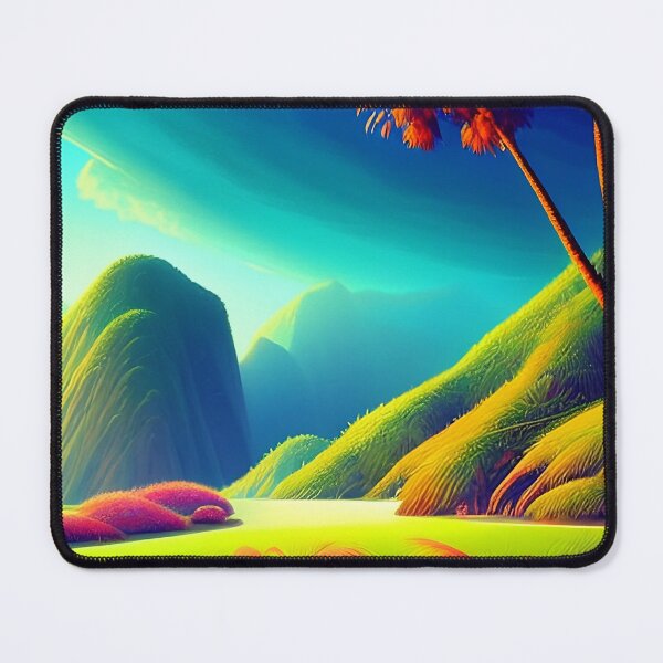 Item preview, Colorful surreal landscapes scenery with vibrant colors 1 designed and sold by vishalraifx.