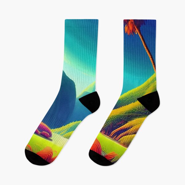 Item preview, Colorful surreal landscapes scenery with vibrant colors 1 designed and sold by vishalraifx.
