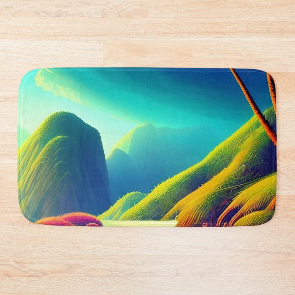 Item preview, Colorful surreal landscapes scenery with vibrant colors 1 designed and sold by vishalraifx.