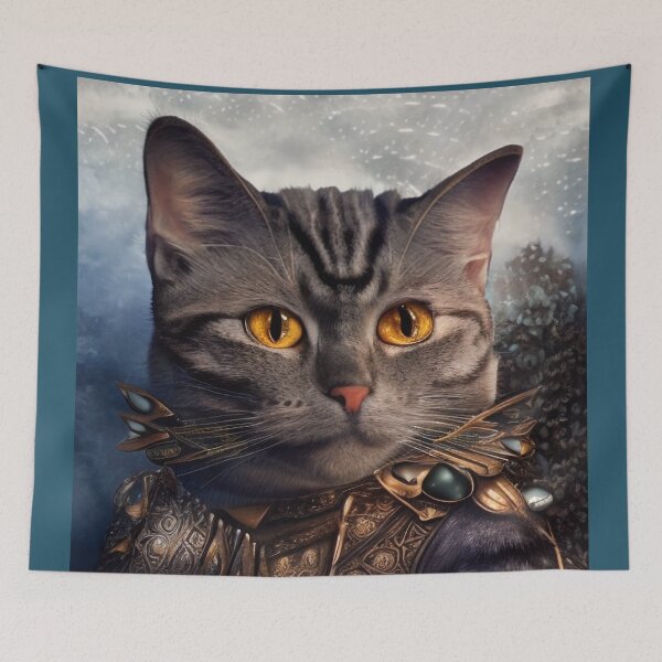 Item preview, Golden armor knight cat: Michiberto designed and sold by Dendros-Studio.