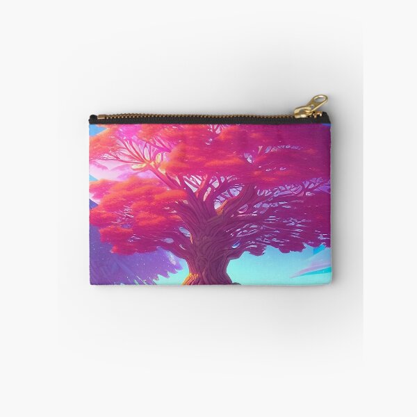 Item preview, Colorful surreal landscapes scenery with vibrant colors 4 beautiful tree designed and sold by vishalraifx.