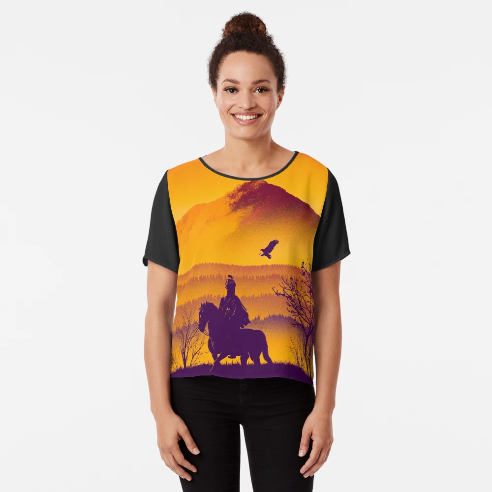 Redbubble sales chiffon top