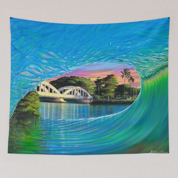 Item preview, Da Haleiwa Bridge  designed and sold by TheArtofHILTON.