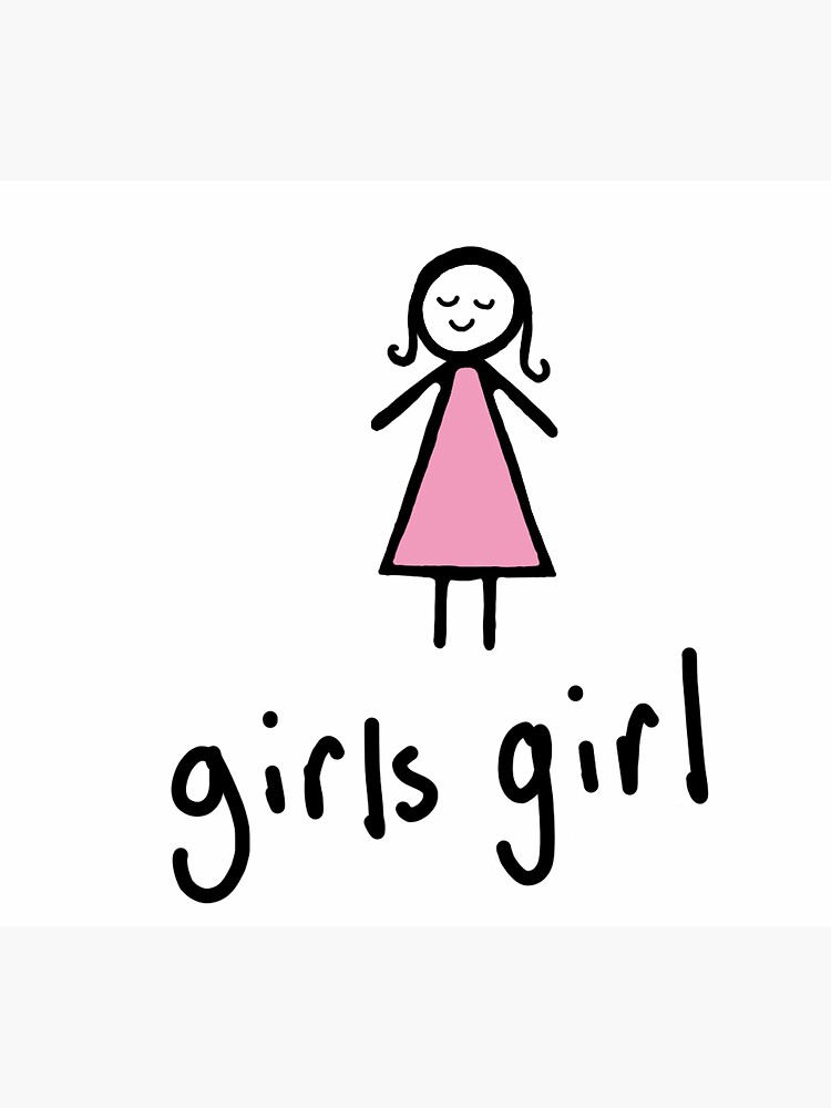 "Girly Girl" Sticker for Sale by catlady1o1 Redbubble