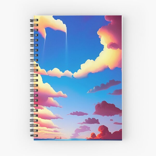 Item preview, Colorful surreal clouds scenery with vibrant colors 8 designed and sold by vishalraifx.