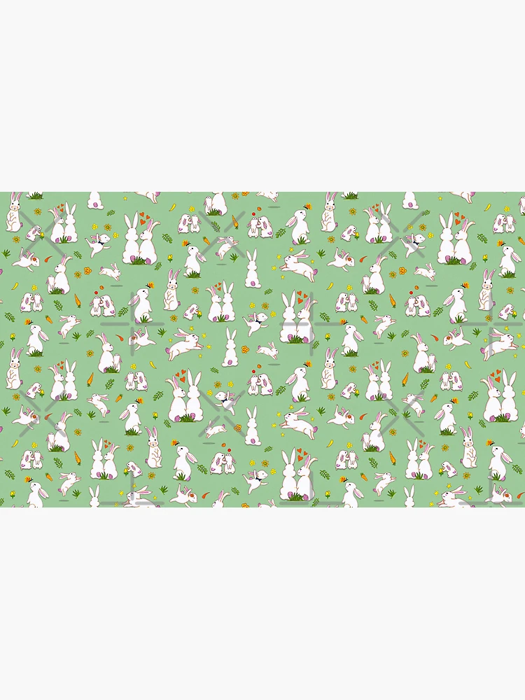 Thumbnail 4 of 4, Coffee Mug, Enchanted Rabbit Family - Spring Green designed and sold by BlissDrizzle.