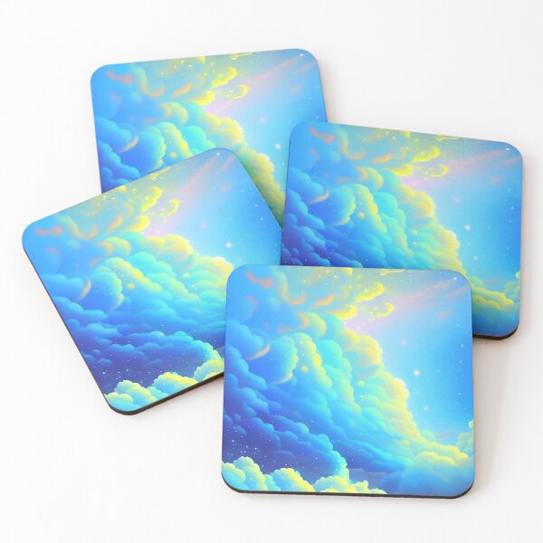 Item preview, Colorful surreal clouds scenery with vibrant colors 11 designed and sold by vishalraifx.