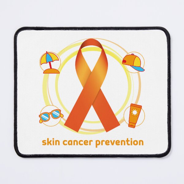 Item preview, Sun care and skin cancer message. orange december awareness designed and sold by LucianoCosmo.