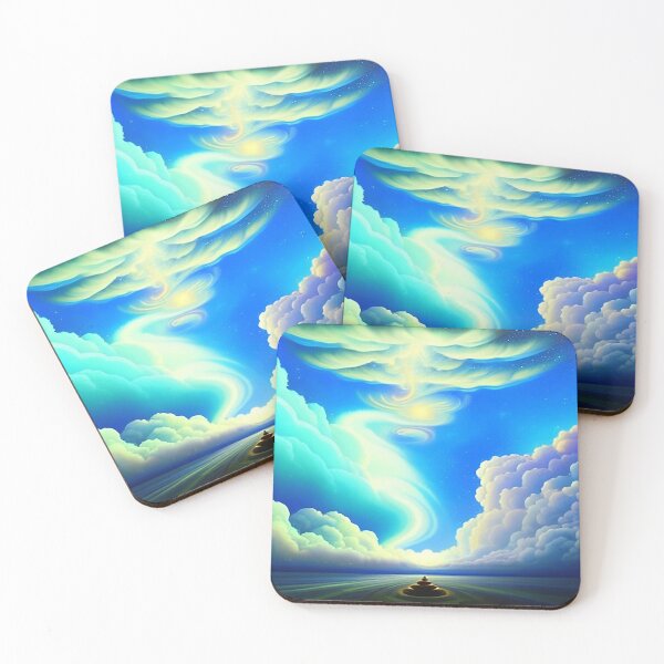 Item preview, Colorful surreal clouds scenery with vibrant colors 14 designed and sold by vishalraifx.