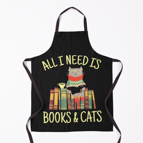 Aperçu de l'œuvre Facilement distrait par les chats et les livres créée et vendue par bonbin25.