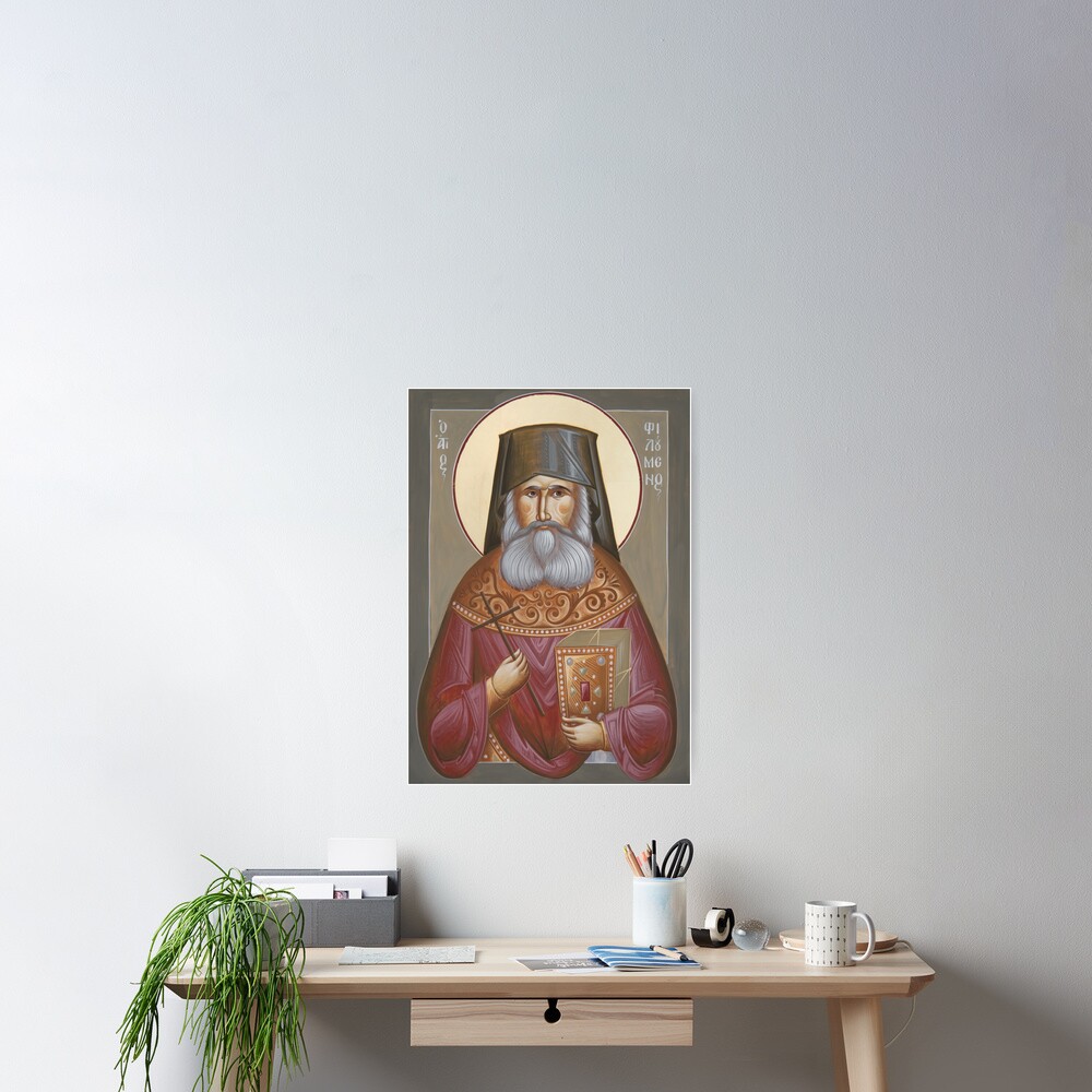 St Philoumenos of Jacob's Well Poster