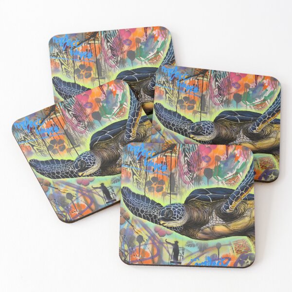 Item preview, Surf Street Art - Turtle  designed and sold by TheArtofHILTON.